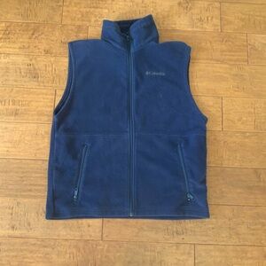 Columbia Men's Navy Fleece Vest